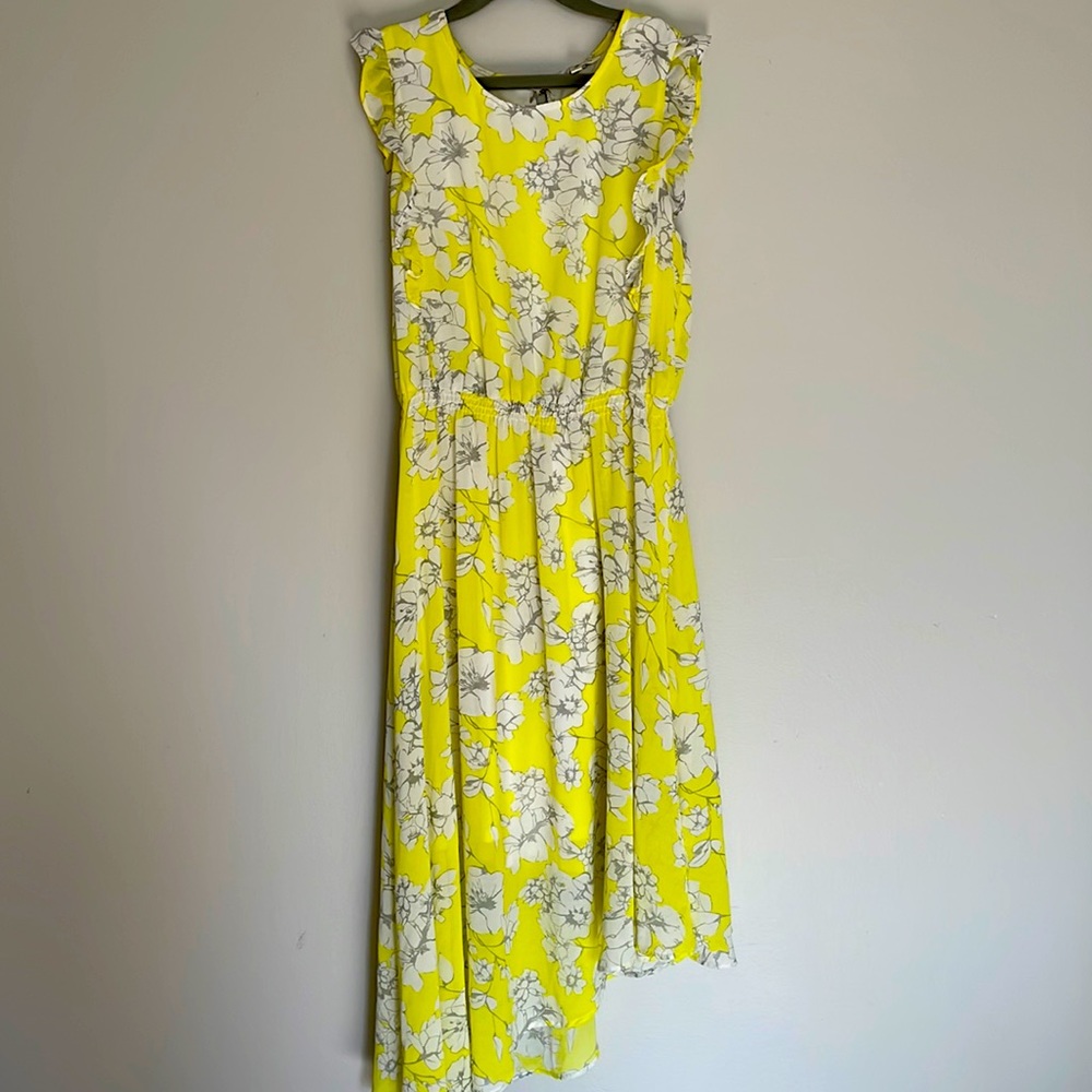 Elegant asymmetrical long dress